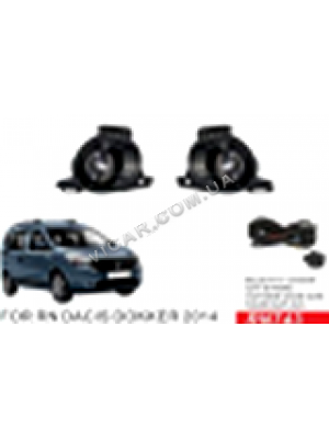 Противотуманки Dacia Dokker 2014+